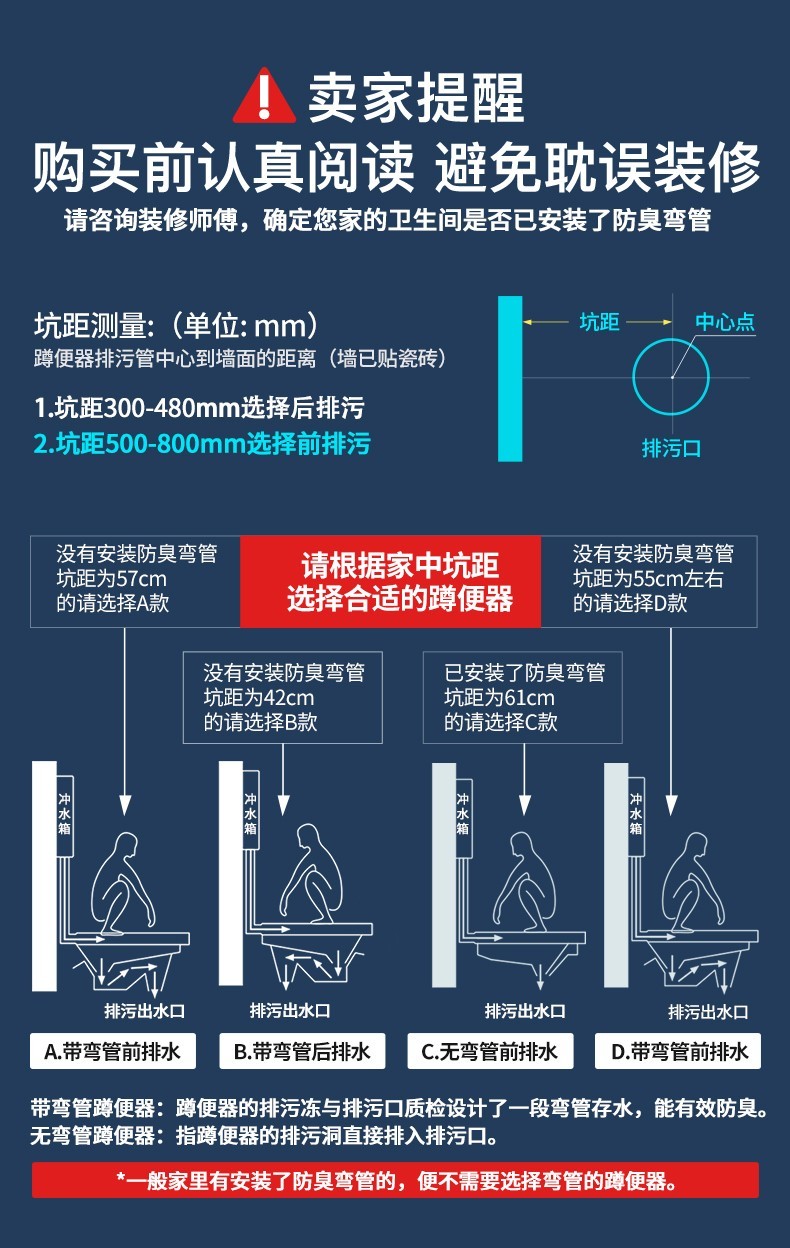 10万评价箭牌arrow蹲便器套装防臭卫生间卫浴家用蹲坑冲水箱整套蹲厕