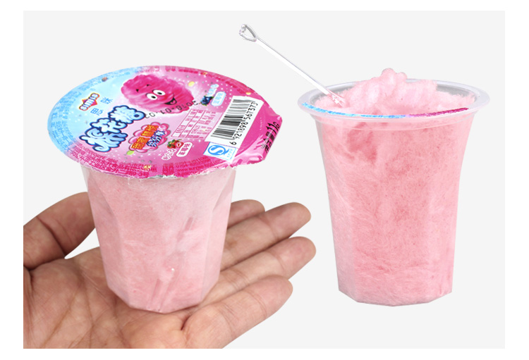 20杯装整箱果味拉丝棉花糖儿童糖果儿时回忆8090后怀旧小时候零食整箱