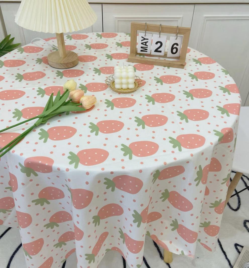 独格可爱卡通ins风桌布网红格子书桌布房间宿舍课桌背景布改造书桌