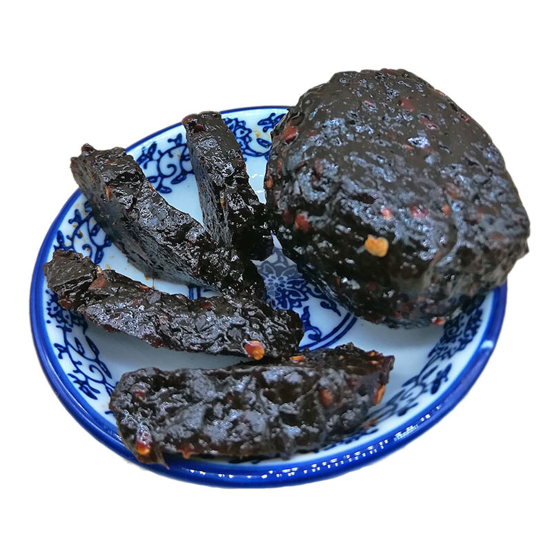 江西上饶特产豆豉粿南瓜干微辣零食下稀饭圆豆豉粿500g微辣圆豆豉果