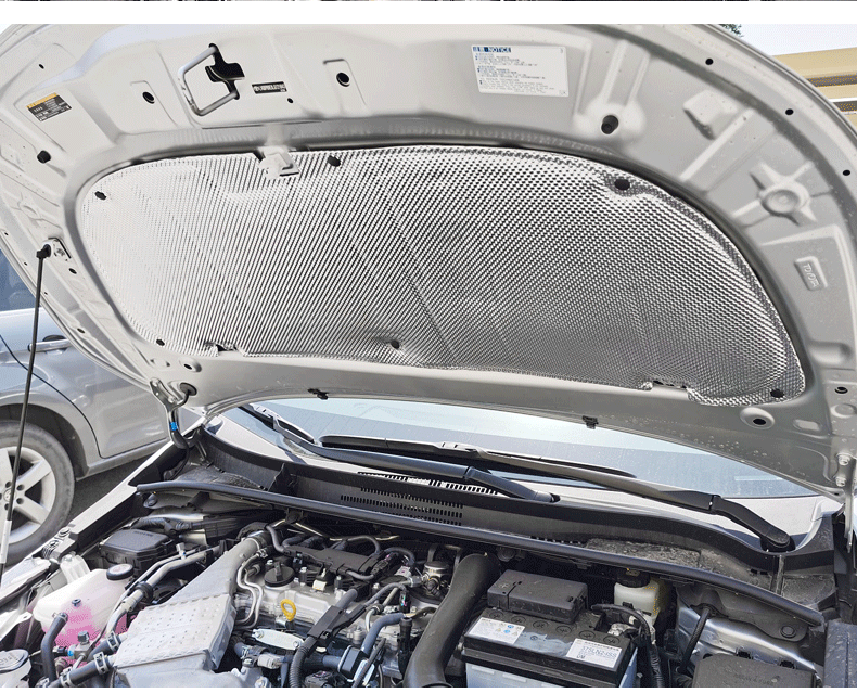 丰田1921款全新雷凌卡罗拉发动机引擎机盖专用隔音棉隔热垫改装1921款