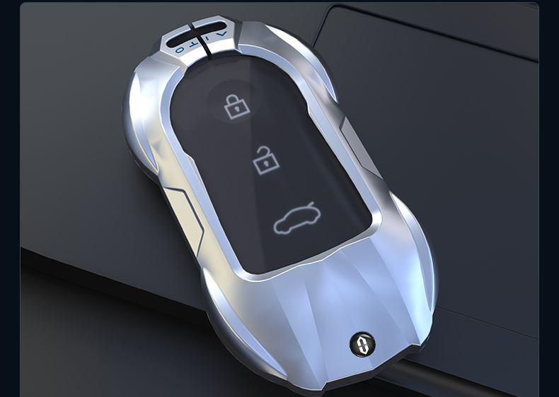 志趣马 2022款华为aito问界m5钥匙套专用男士卡片金属汽车钥匙壳扣金