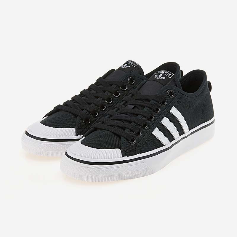 adidas阿迪达斯帆布鞋三叶草运动鞋男女款学生百搭休闲nizzatrefoil