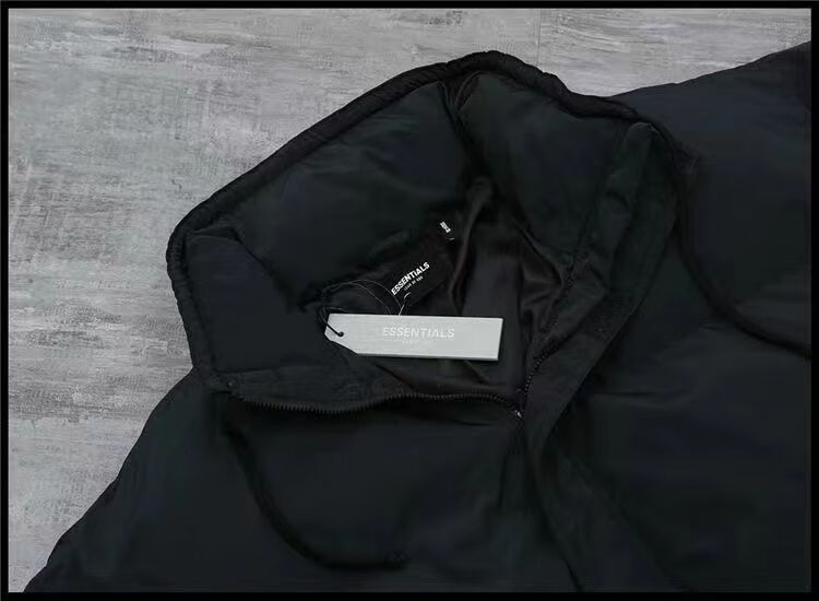 fear of god fog essentials复线羽绒棉服反光炫彩立领宽松 炫彩色