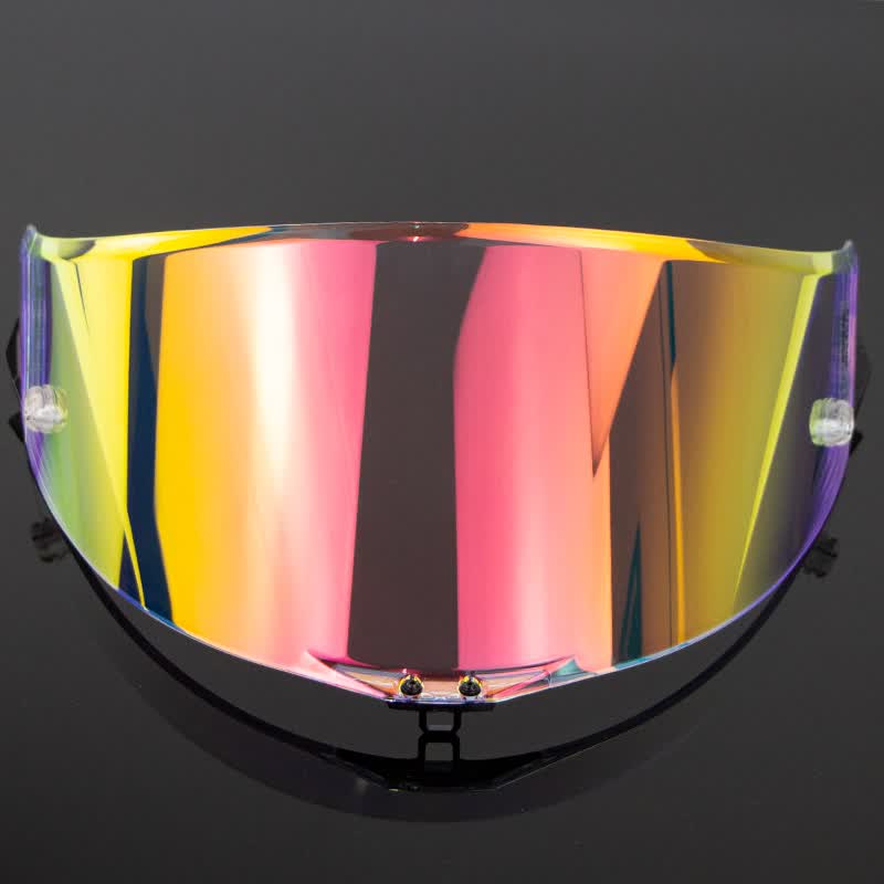 摩托车头盔镜片pistagprrace2 电镀幻彩revo变色镜片炫彩挡风外镜片