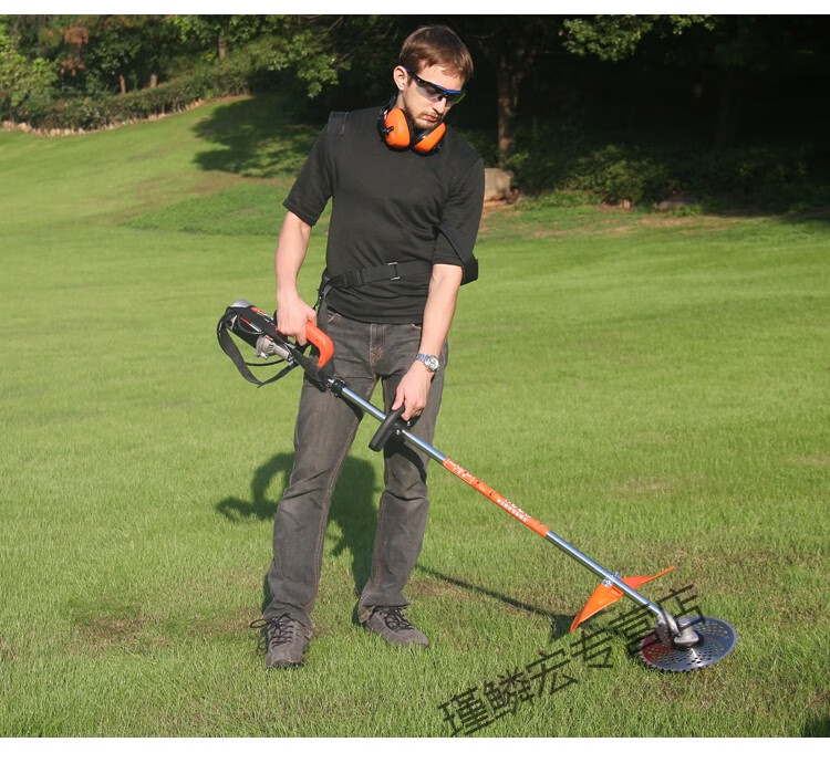 割草机草坪除草机打草机背负式园林家用剪草机 无刷新款48v12ah锂电