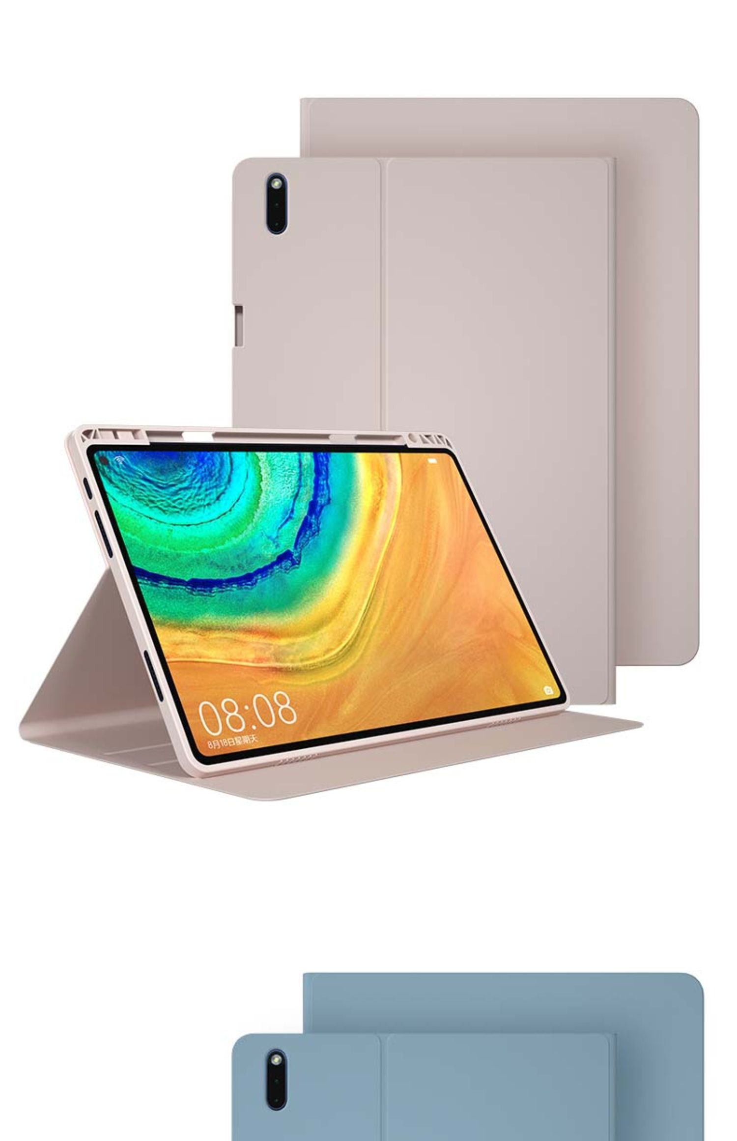 华为平板mrrw29保护套放笔外壳bah3w09带笔槽pad104电脑套防摔piad