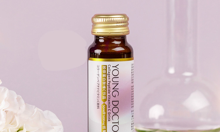 青颜博士 胶原蛋白肽 五个女博士胶原肽蛋白肽胶原蛋白口服液 1盒装