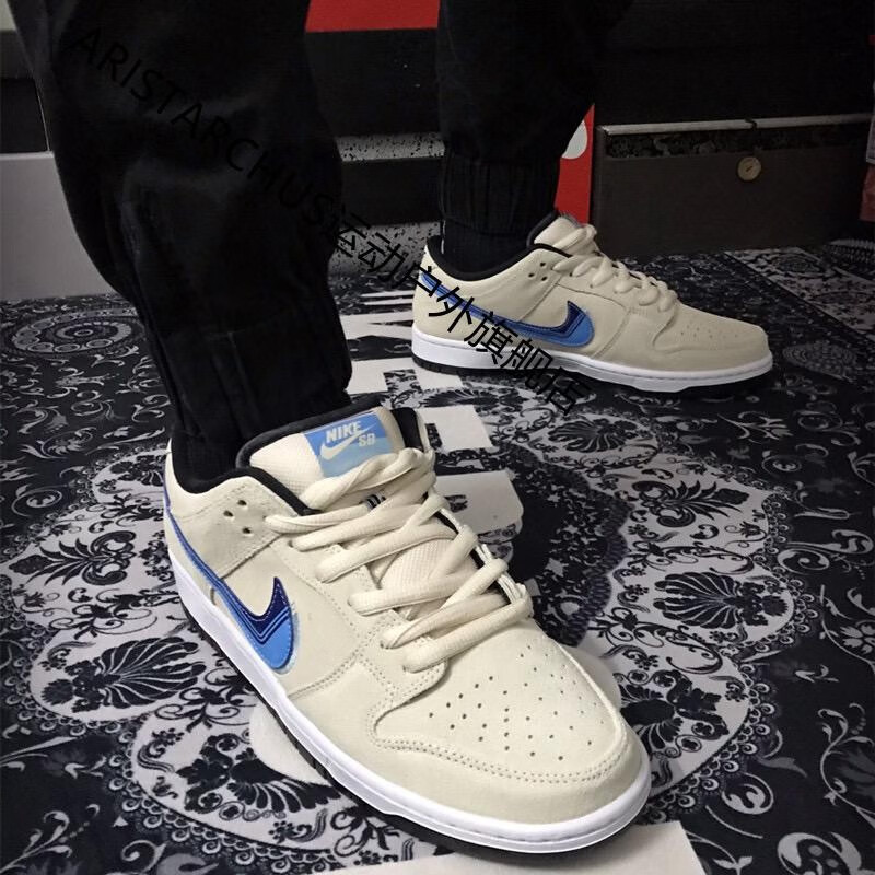 nike耐克sbdunk白蓝aj新款公路旅行复古潮流休闲男女低帮滑板鞋nike