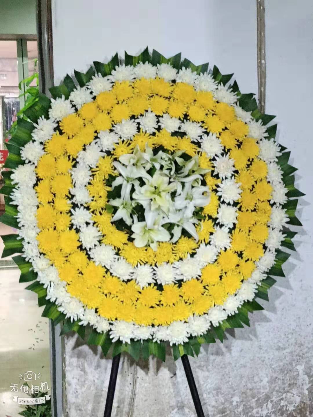 殡葬花篮 山西省运城万荣闻喜稷山垣曲新绛县白事花圈白菊花篮丧事