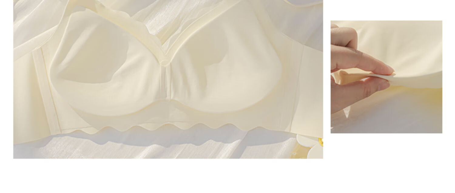 薄款无痕内衣女无钢圈夏季美背大胸显小胸聚拢孕妇睡眠文胸罩哺乳