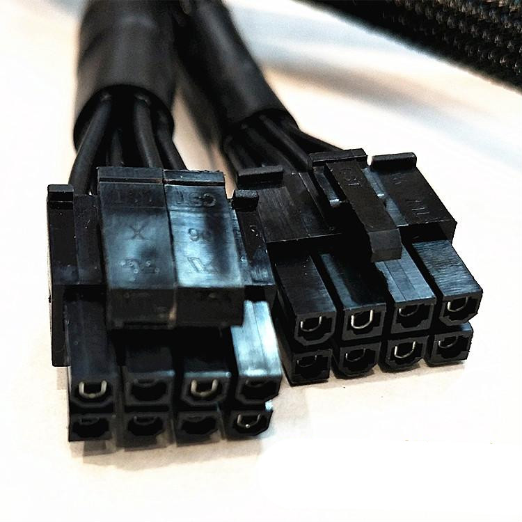 先马电源 500w 750 550w 650w armor模组cpu供电线8p转8p 黑色排线 大