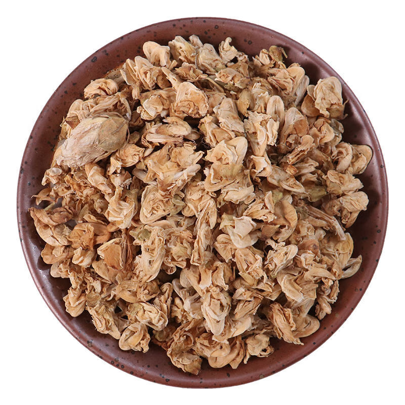 白扁豆花新货 中药材扁豆花 扁豆花干 白扁豆花可搭陈皮 白扁豆花100g