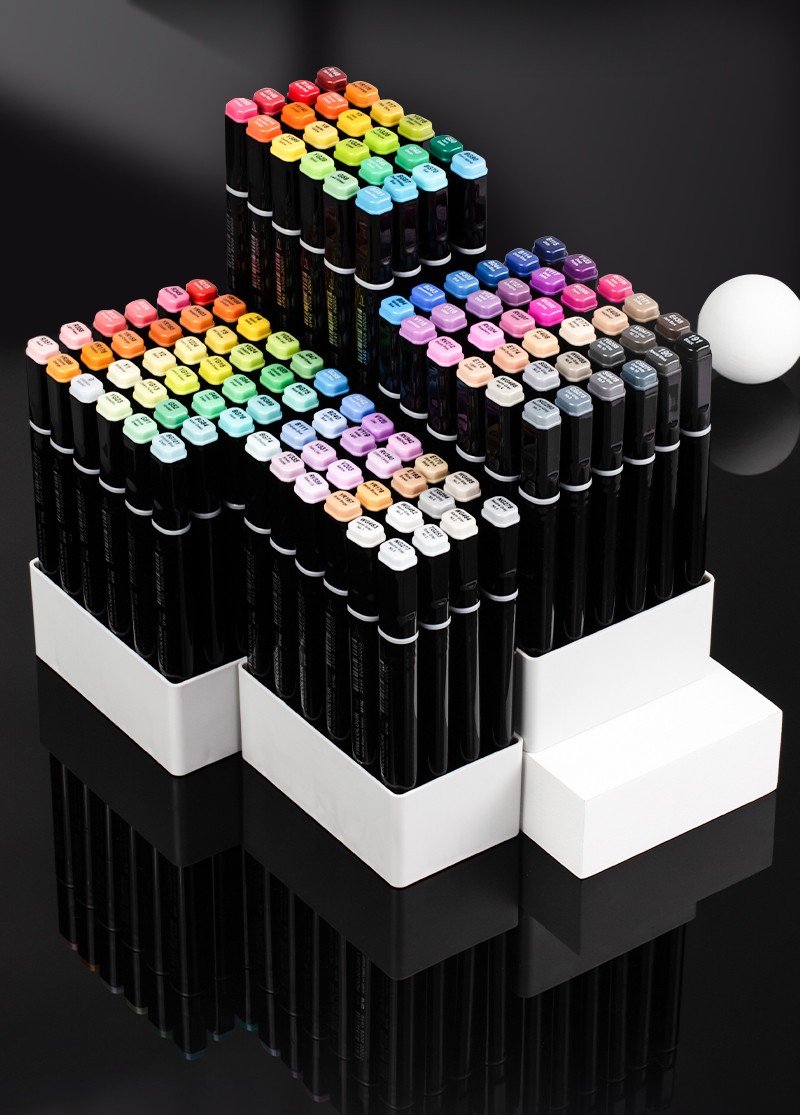 法卡勒三代软头马克笔finecolour3代酒精油性软头马克笔肤色动漫画