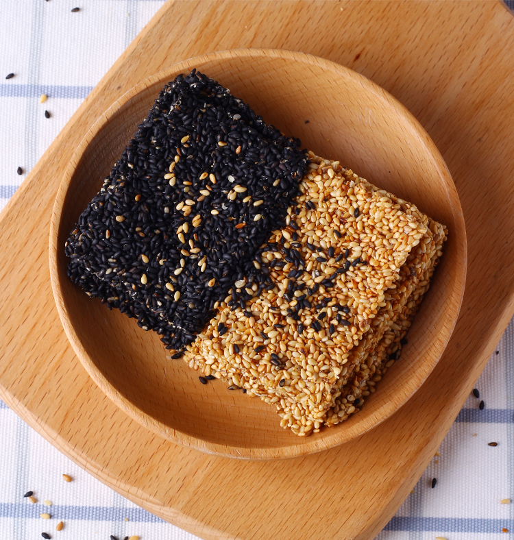 东北特产黑芝麻软糖白芝麻软糖老式芝麻糖零食小吃小包装500g 白芝麻