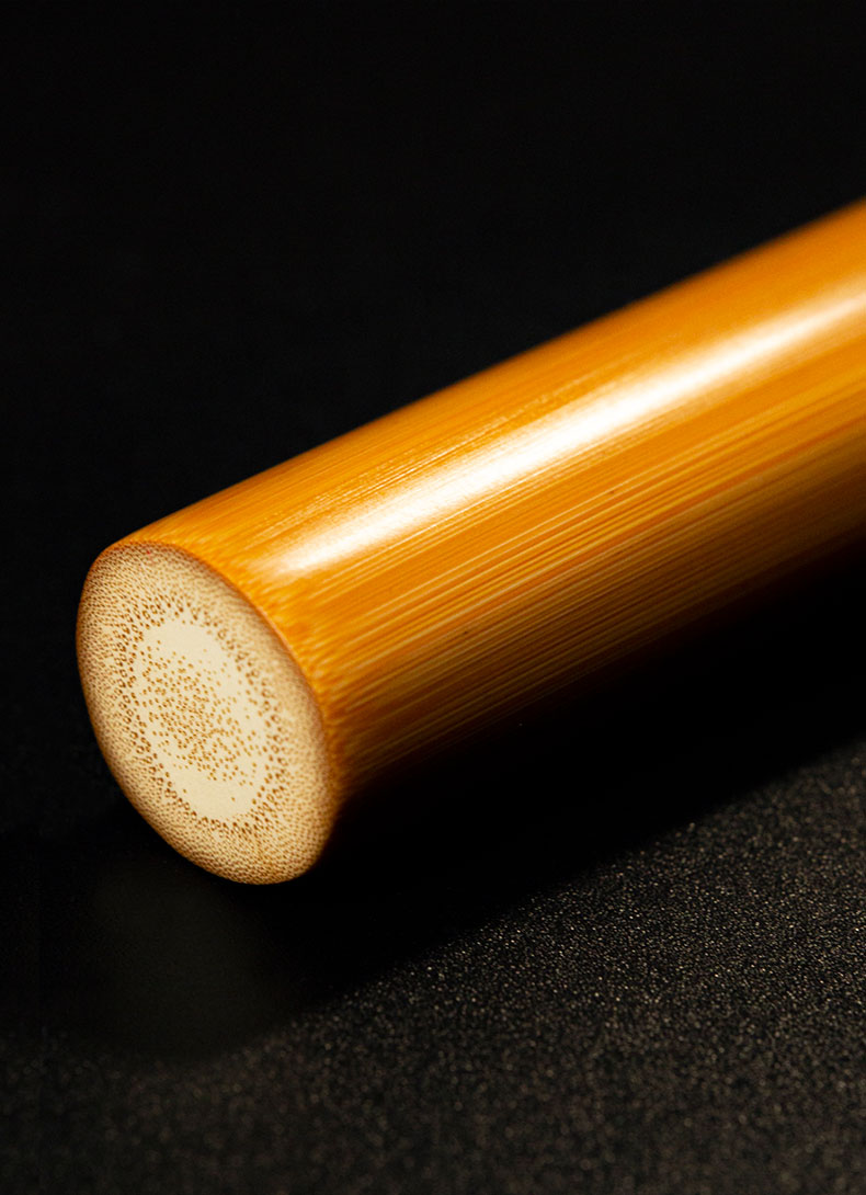 竹根雕玉竹把件 实心竹玉竹手把件文玩竹子把玩件精磨竹雕挂件实心竹