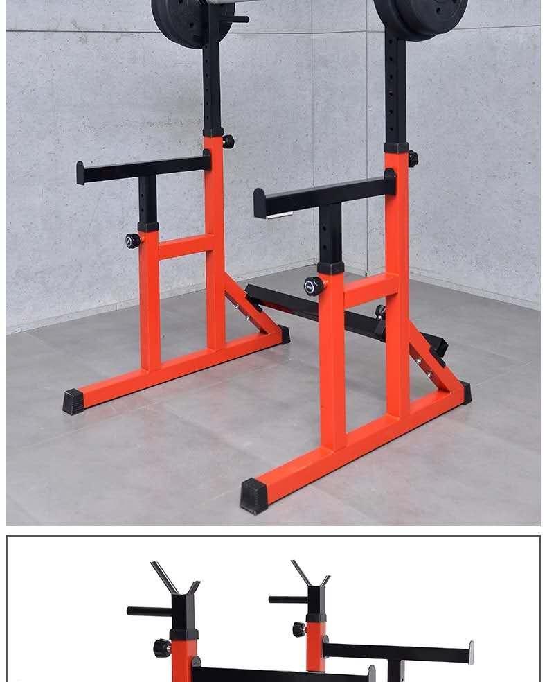卧推架自由杠铃架大飞鸟负重举重架框式家用健身器材t1 调节深蹲架 大