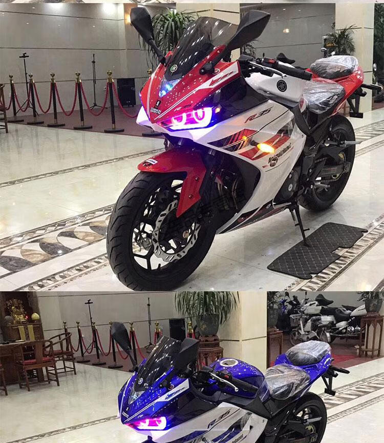 全新v6r3摩托车跑车国四电喷跑车400cc双缸小忍者重型机车可上牌400cc