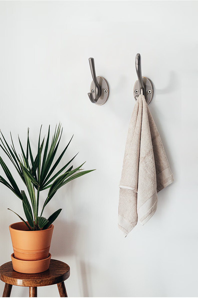 挂钩进门玄关挂衣钩壁挂墙壁单个衣帽钩衣柜鞋柜衣服试衣间免打孔9023