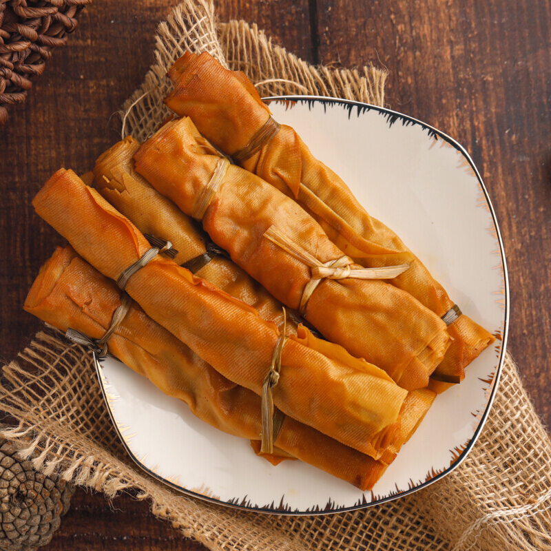 东北特产锦州干豆腐千张豆腐皮熏豆腐卷黑鸭味鸡汁味香辣味150ghxm