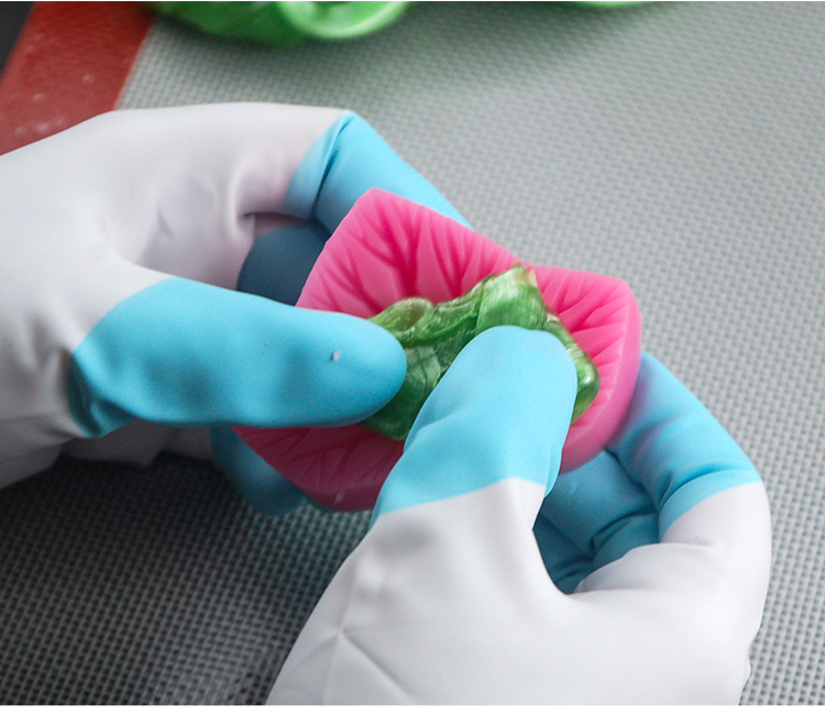 厨房神器手套防烫隔热耐高温加厚防粘鲨鱼油不粘乳胶翻糖拉糖手套日本