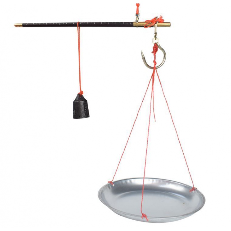 手提秤杆秤杆子秤手工秤家用木杆称勾秤10斤喜秤老式木杆秤钩秤 50