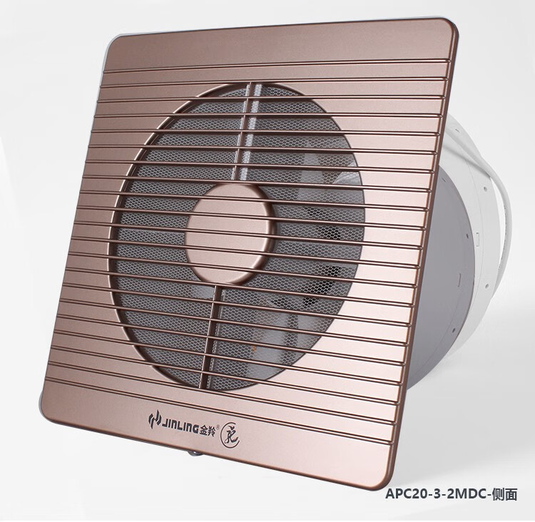 变频排气扇 4/6/8寸玻璃卫生间墙壁防厕所浴室抽风机排风扇 4寸带防蚊