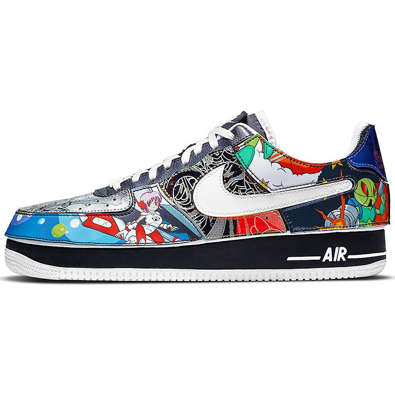 nike耐克男女鞋airforce1af1空军一号二次元可拆卸魔术贴低帮休闲板鞋