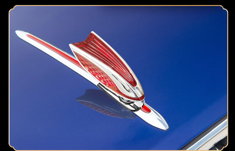 适用于红旗h9车标立标机盖标立标h5立体车标贴hs5立标改装 红旗立标