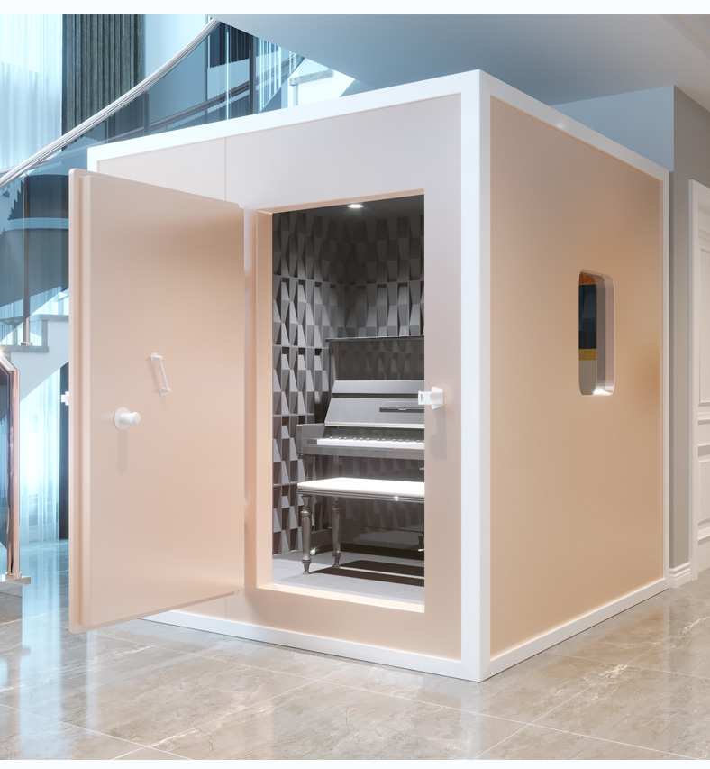 定制隔音棚移动录音棚小型乐器练习房主播直播独立隔音间架子鼓房