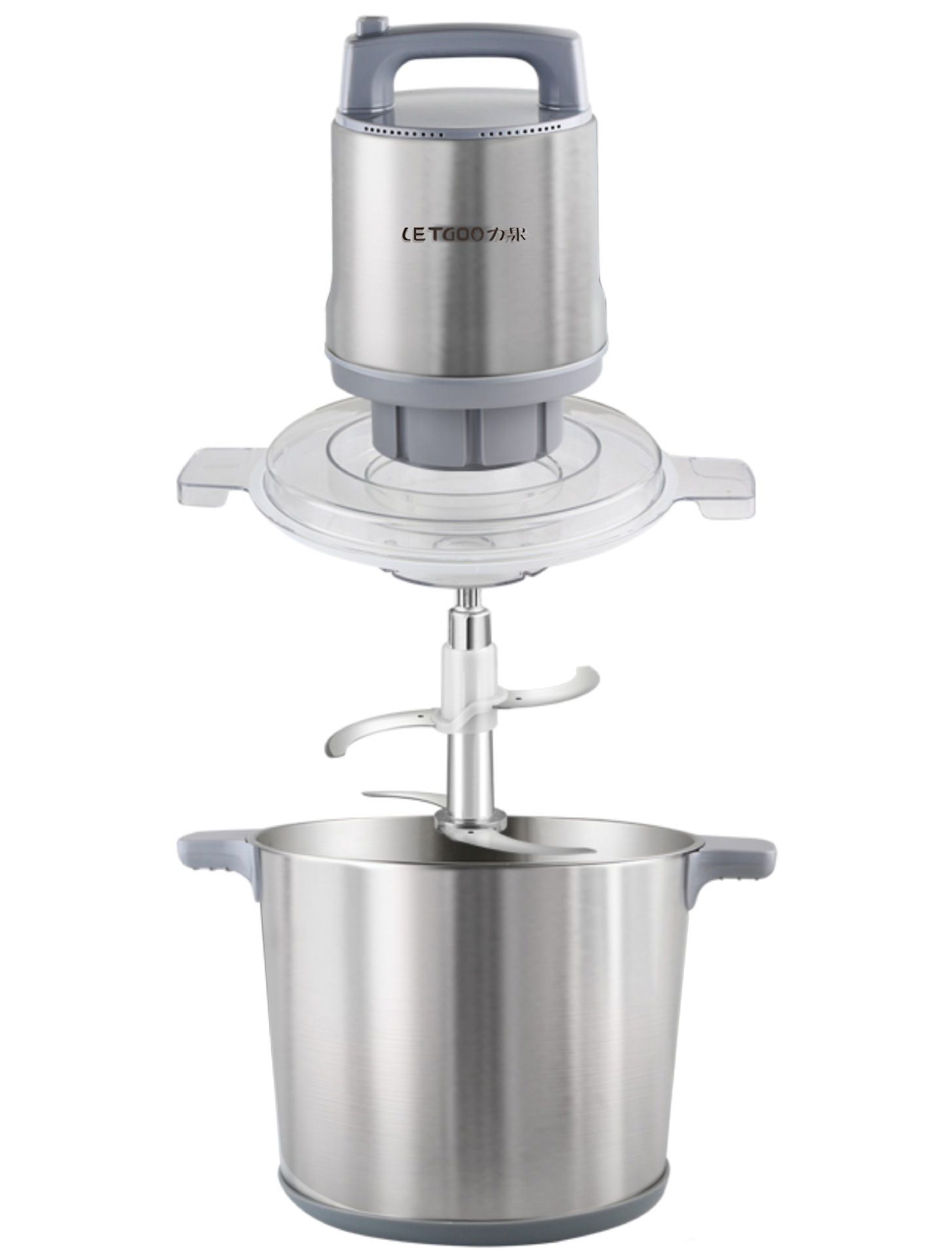 大蒜粉碎器电动蒜泥机商用电动打蒜器捣蒜蓉神器剁辣椒不锈钢绞肉切姜