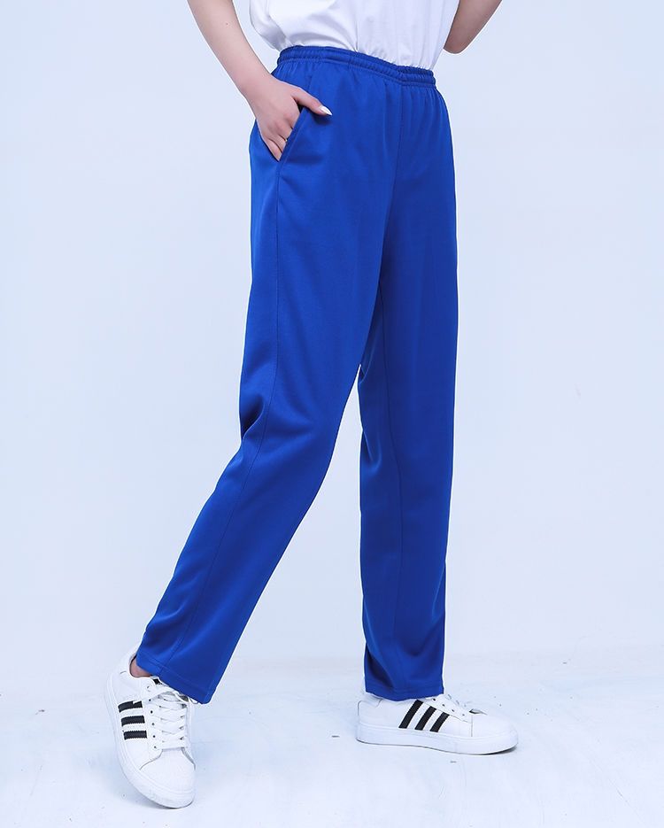 学生校服裤子蓝色两道杠运动休闲裤小学初中高中生运动春秋长裤sn1714