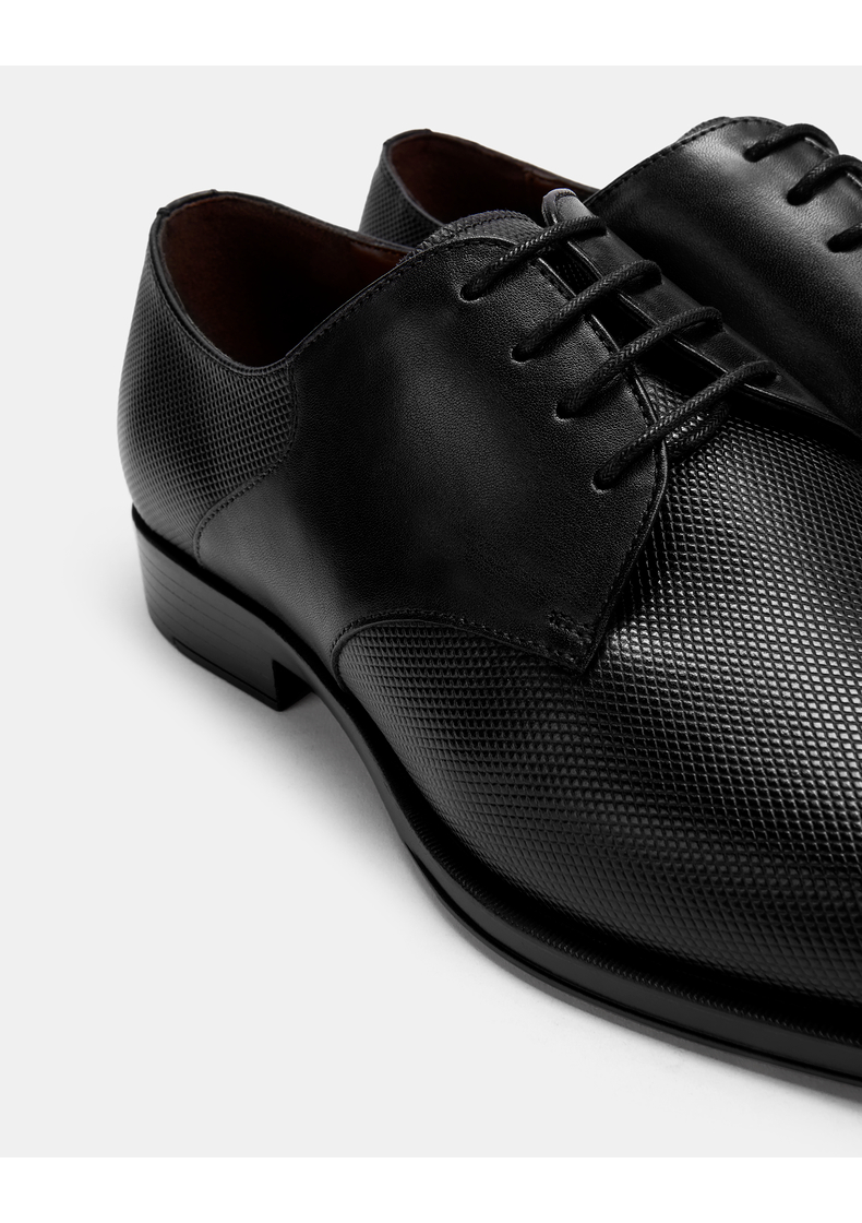 pedro小牛皮皮鞋男士小方头德比鞋pm146600092枣红色42