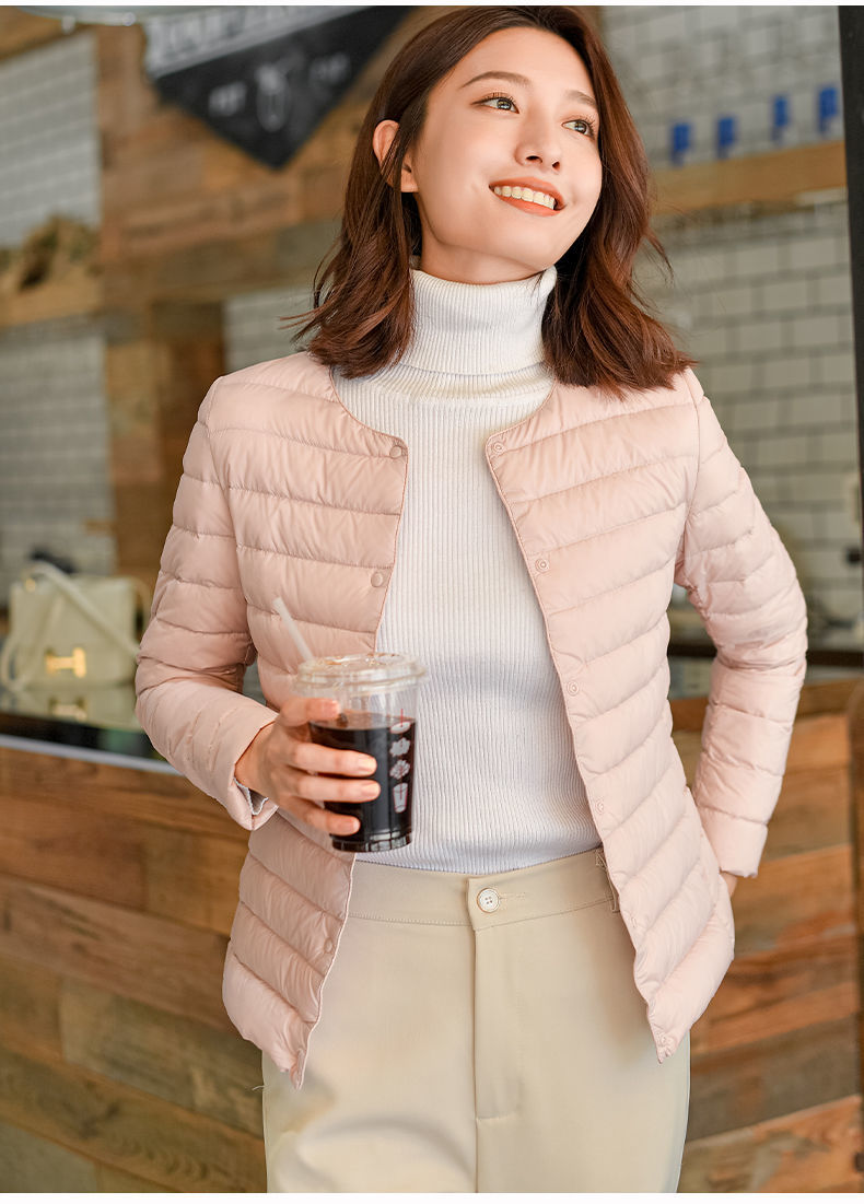 【反季清仓】恒源祥轻薄羽绒服女21年轻薄羽绒内胆女超薄款短款时尚外