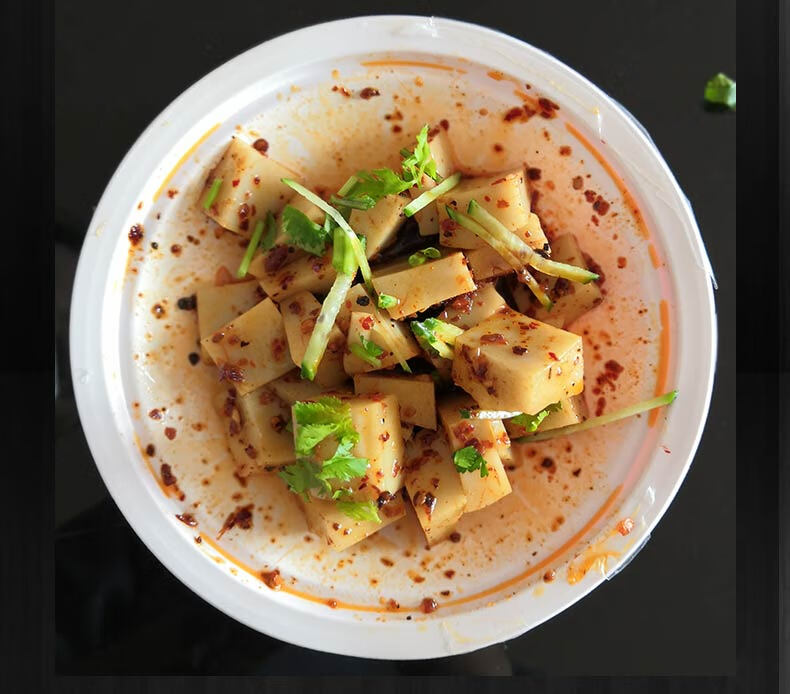 碗托山西柳林荞面碗团凉粉山西特产小吃面食碗秃150g12碗