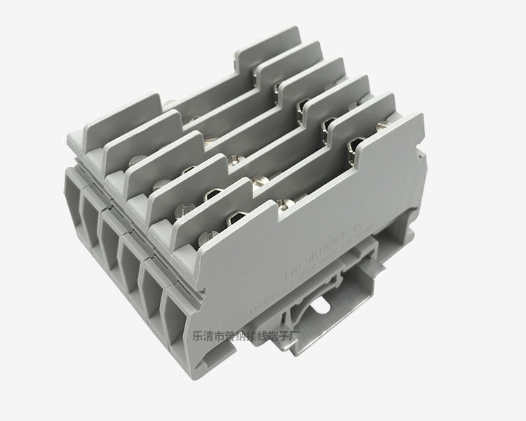 urtks电流端子纯铜导轨式urtk6s电流试验接线端子排黄色