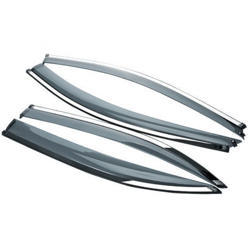 大众朗逸晴雨挡车窗雨眉081718款专用朗逸汽车窗挡雨板防雨电镀亮条款