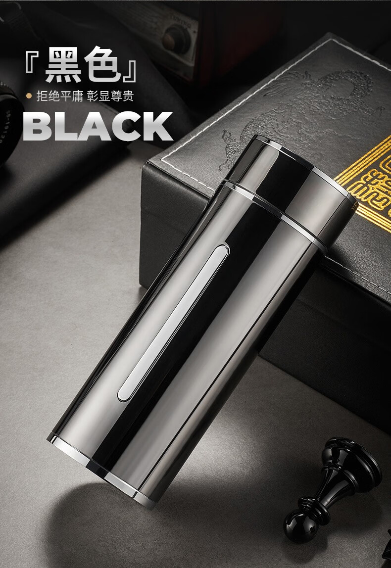 保温杯s999纯银内胆杯子男士女士水杯泡茶杯1071 新诺亚杯-银色( 皮