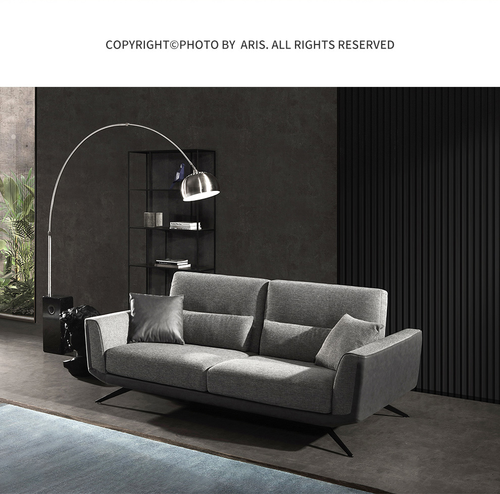 商场同款爱依瑞斯aris客厅家具意式简约布艺组合沙发米兰达系列阿斯顿