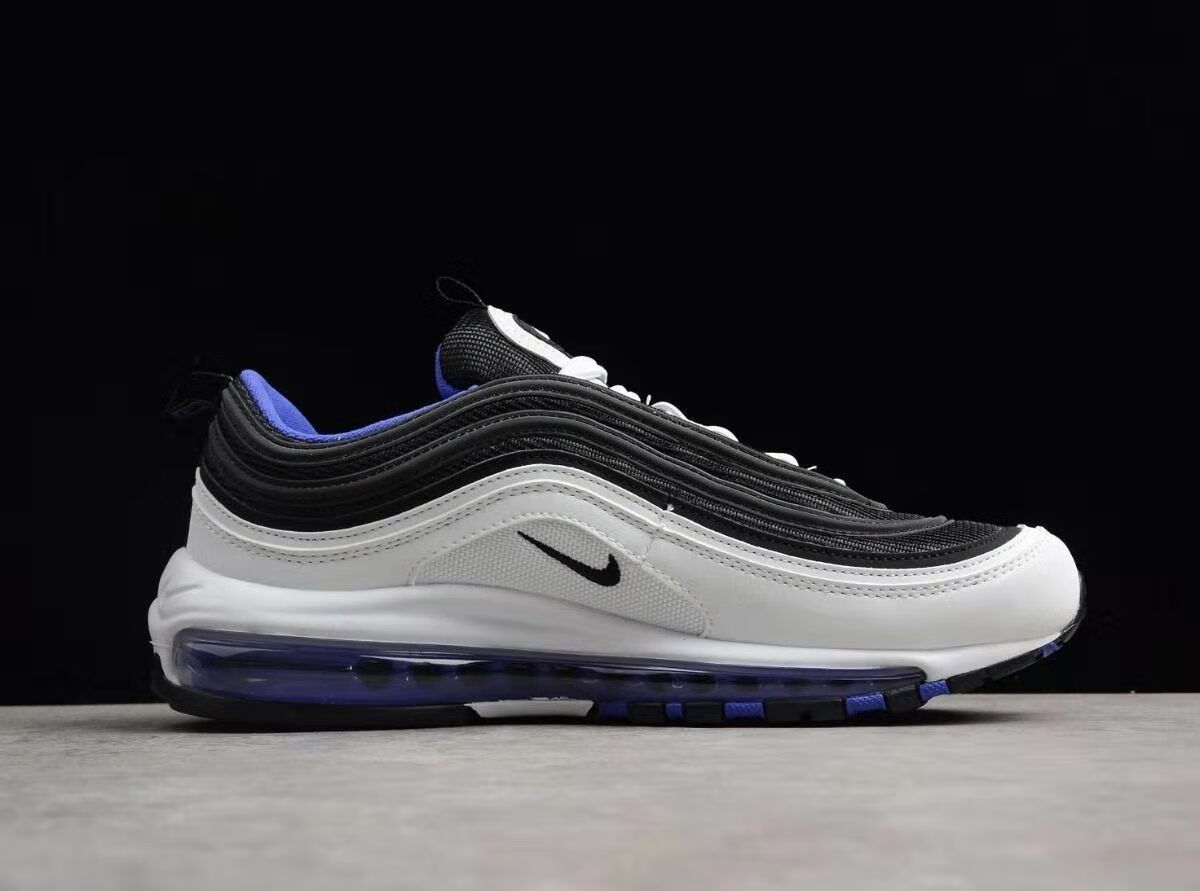 aj·1air max97南海岸串标银子弹3m反光运动鞋男女全掌气垫跑 全白 36