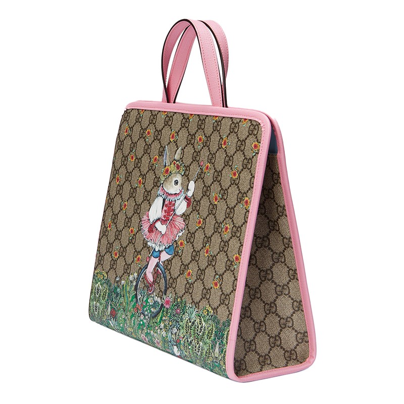 GUCCI/古驰女包儿童包双G手提包605614 22FBN 8298预售【图片价格品牌 