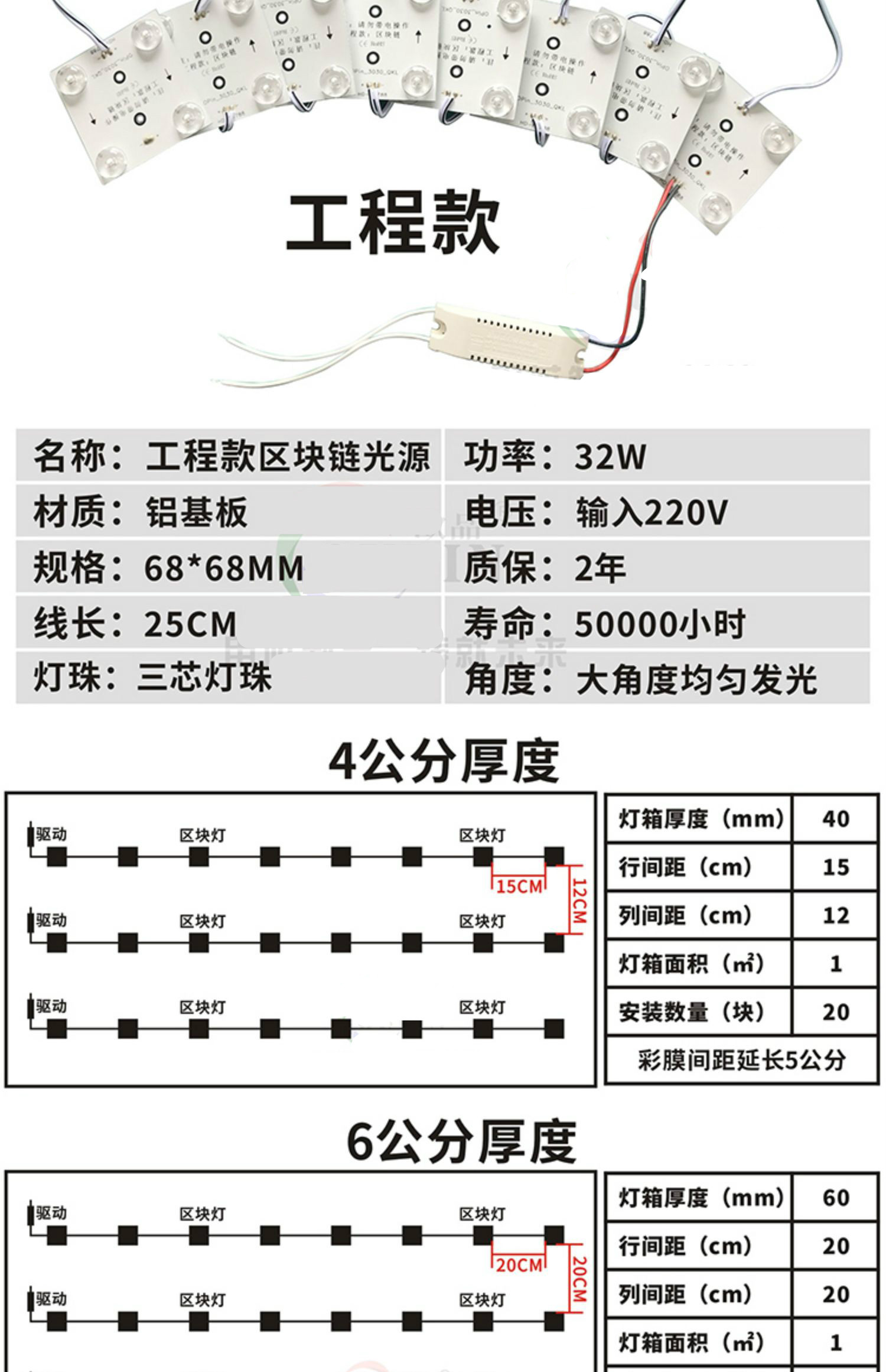 led光源模组安装图解图片