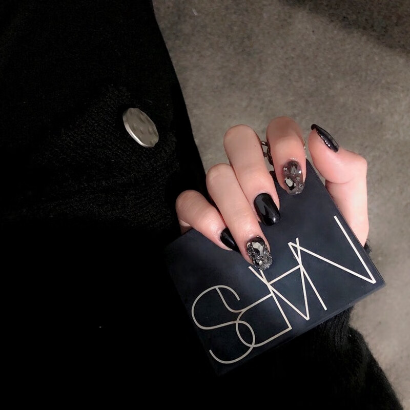 珍珠仙气孕妇穿戴婚甲高级感新娘指甲贴片中长款美甲甲片成品结婚