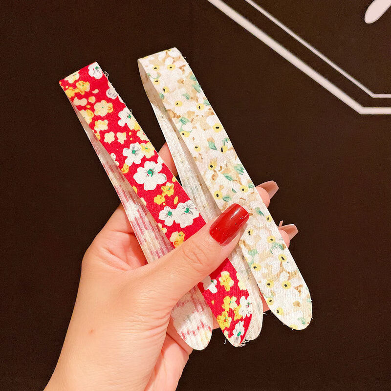 发带魔术贴粘碎发发箍可爱宝宝碎发贴刘海贴防滑发饰瞬子向日葵单条