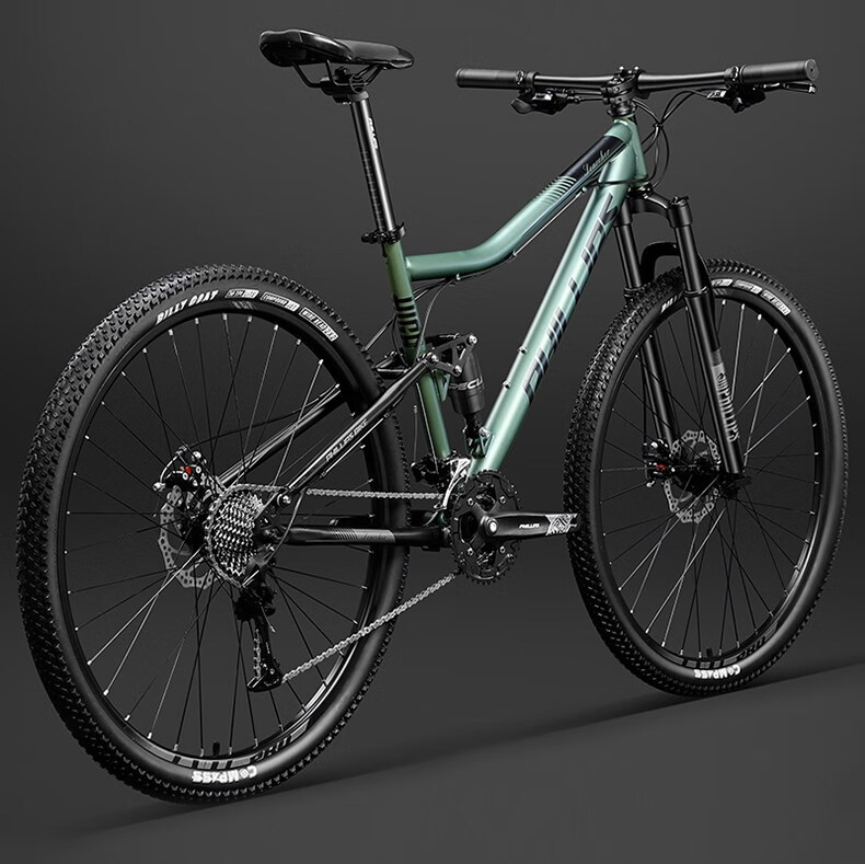 那牛三条裤子软尾自行车速降软尾山地车自行车双减震变速男女赛车学生