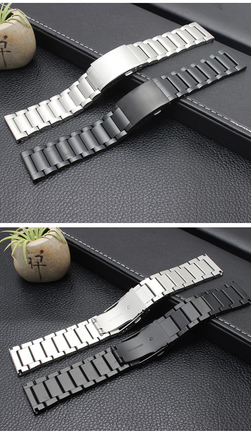 迪赛钢带手表带dz78887395431873127315242628mm三株银色24mm