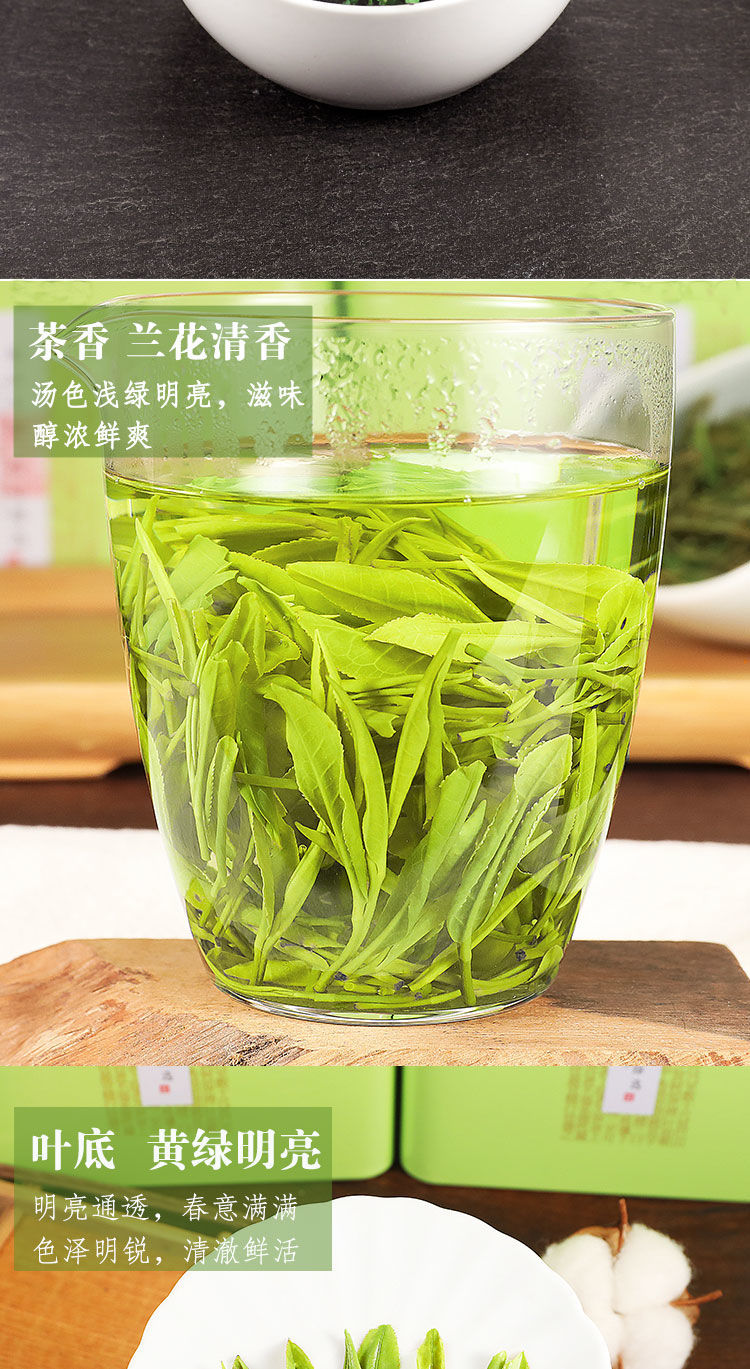 正宗明前绿茶岳西茶翠兰2022年新茶翠尖高山茶 500克罐装【图片 价格