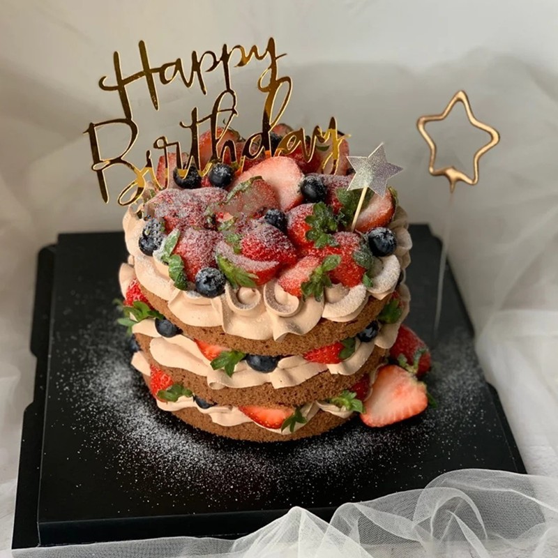 食锦谣生日蛋糕网红巧克力红丝绒抹茶裸蛋糕全国预定同城配送网红ins