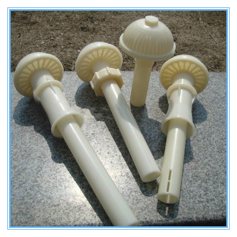 工程塑料abs 长柄滤头滤帽 排水帽 生物滤池蘑菇头 短长柄【柄长10