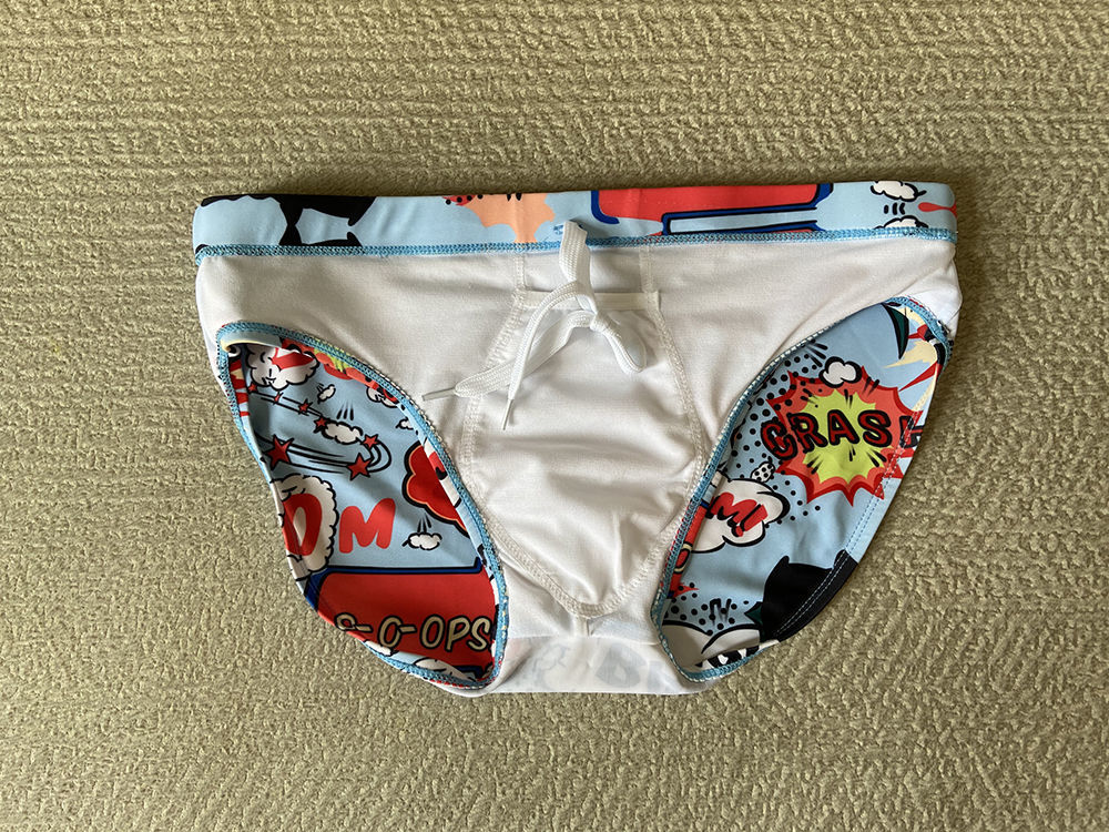 佳依乐男士卡通三角泳裤时尚运动青年泡温泉泳衣水上乐园海边冲浪游泳